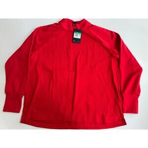 Nike Women’s Golf Therma Victory Quarter Zip Pullover Red CU0817 657 Size XL